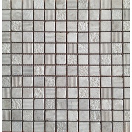 MOSAIQUES MARBRE VIEILLI MIX GREY  2,3/2,3/1 cm