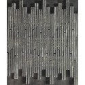 MOSAIQUES SCHISTE ANTHRACITE  RANDOM FINES  BAGUETTES 1 cm