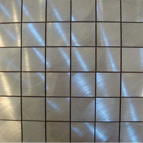 MOSAIQUES ALUMINIUM MASSIF  48/48/8 mm