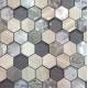 MOSAIQUES MIX "W"  HEXAGONE